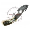 Guthook Extreme Outdoors by Rebel Wolf Damascus Steel Forged Full Tang Knife